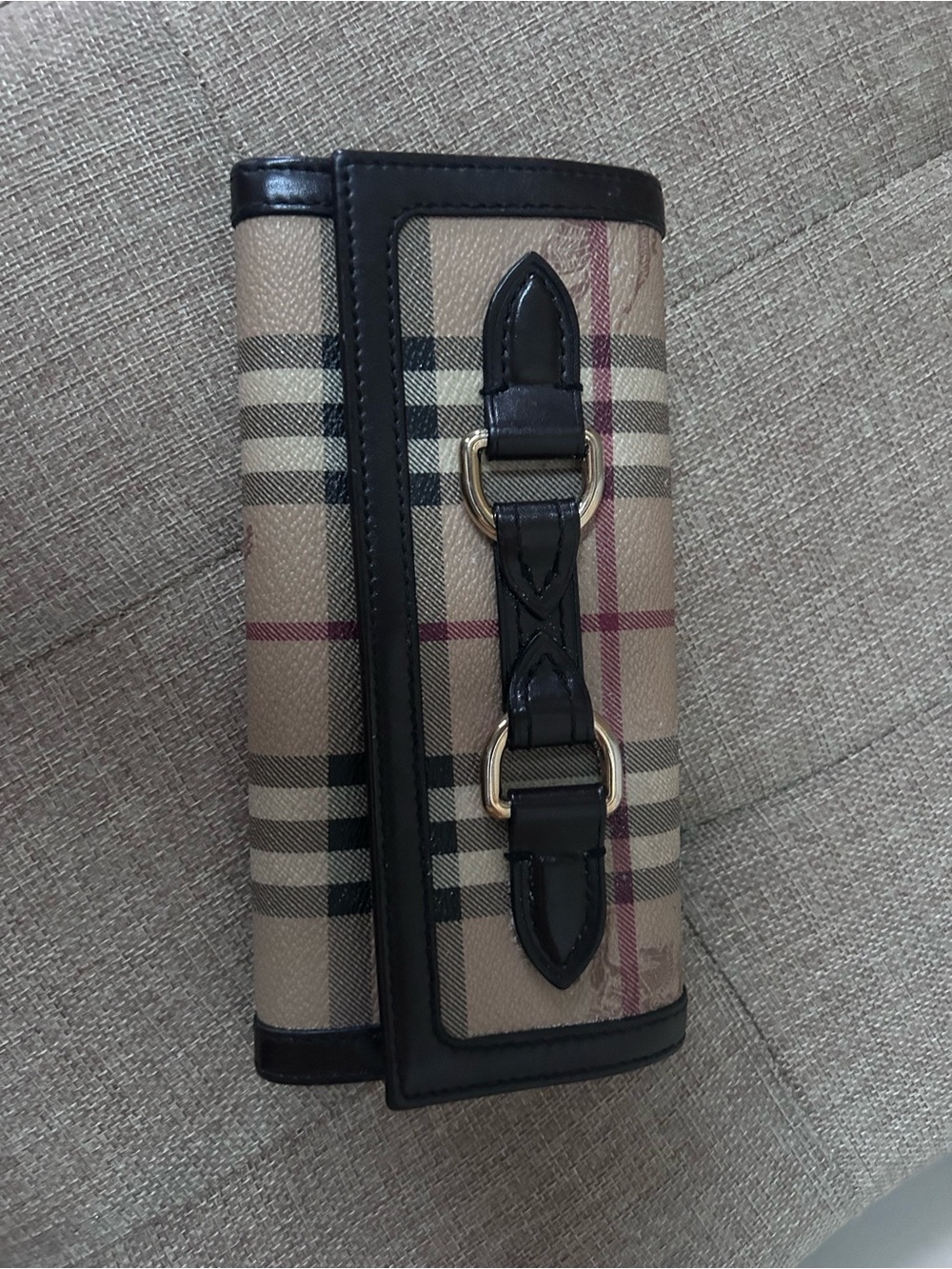 Burberry Haymarket Check Wallet- Never Used